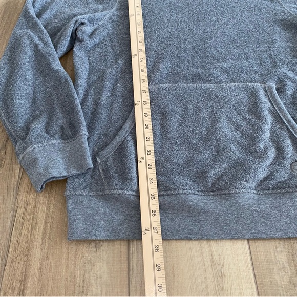 Outerknown Men's Hightide Pullover Hoodie Heather Grey Medium Organic Cotton - Picture 6 of 10